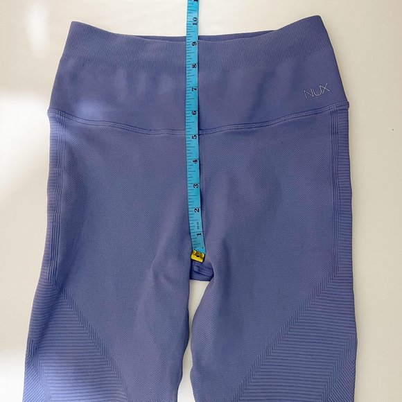 Peloton + Nux XS Lavender Compression Ribbed Tights Leggings - Picture 8 of 8